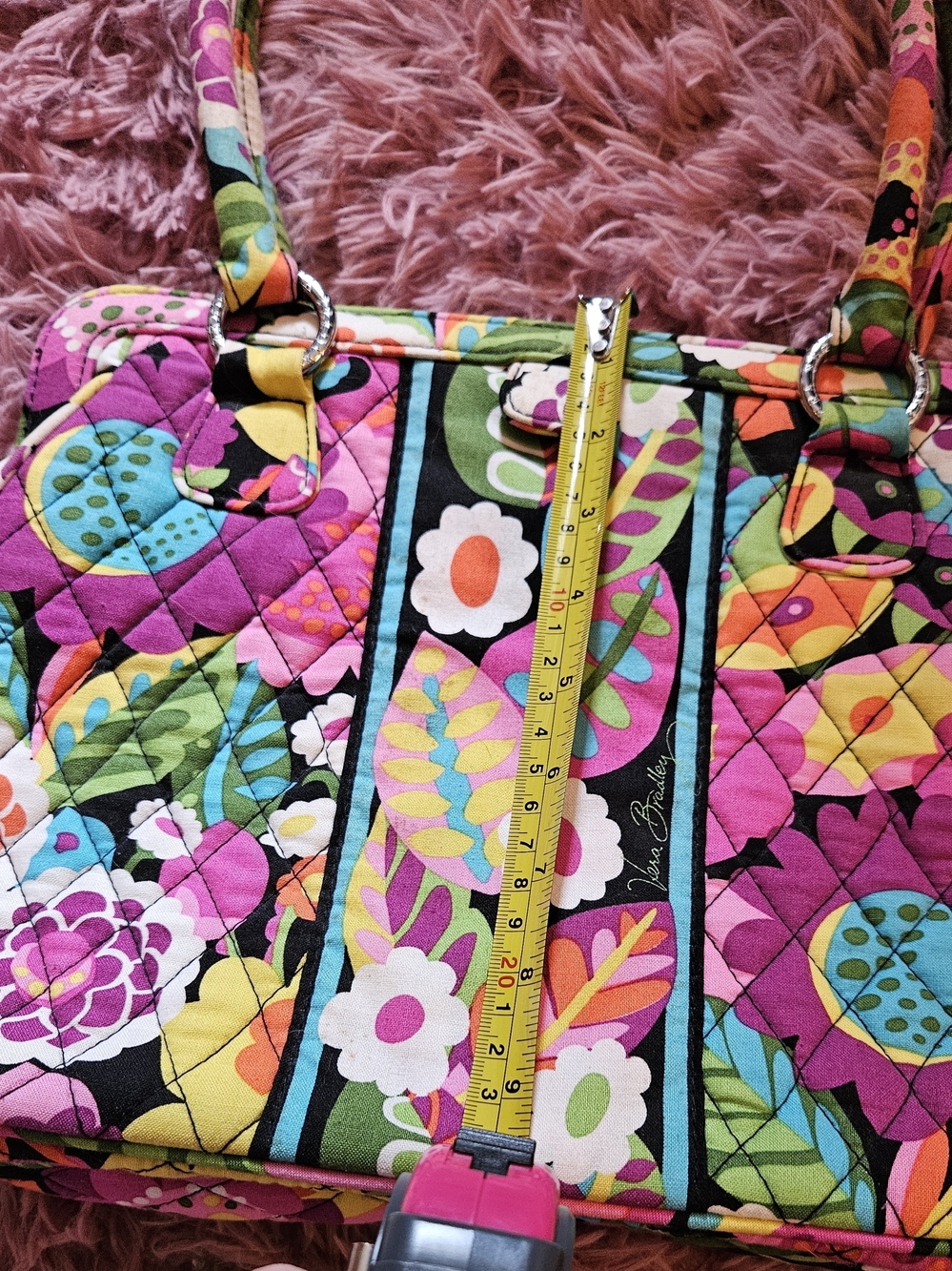 Retired✨️Vera Bradley "Va Va Bloom" Quilted Tote - Picture 13 of 13